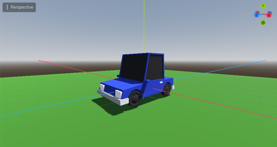 Car low poly 3D